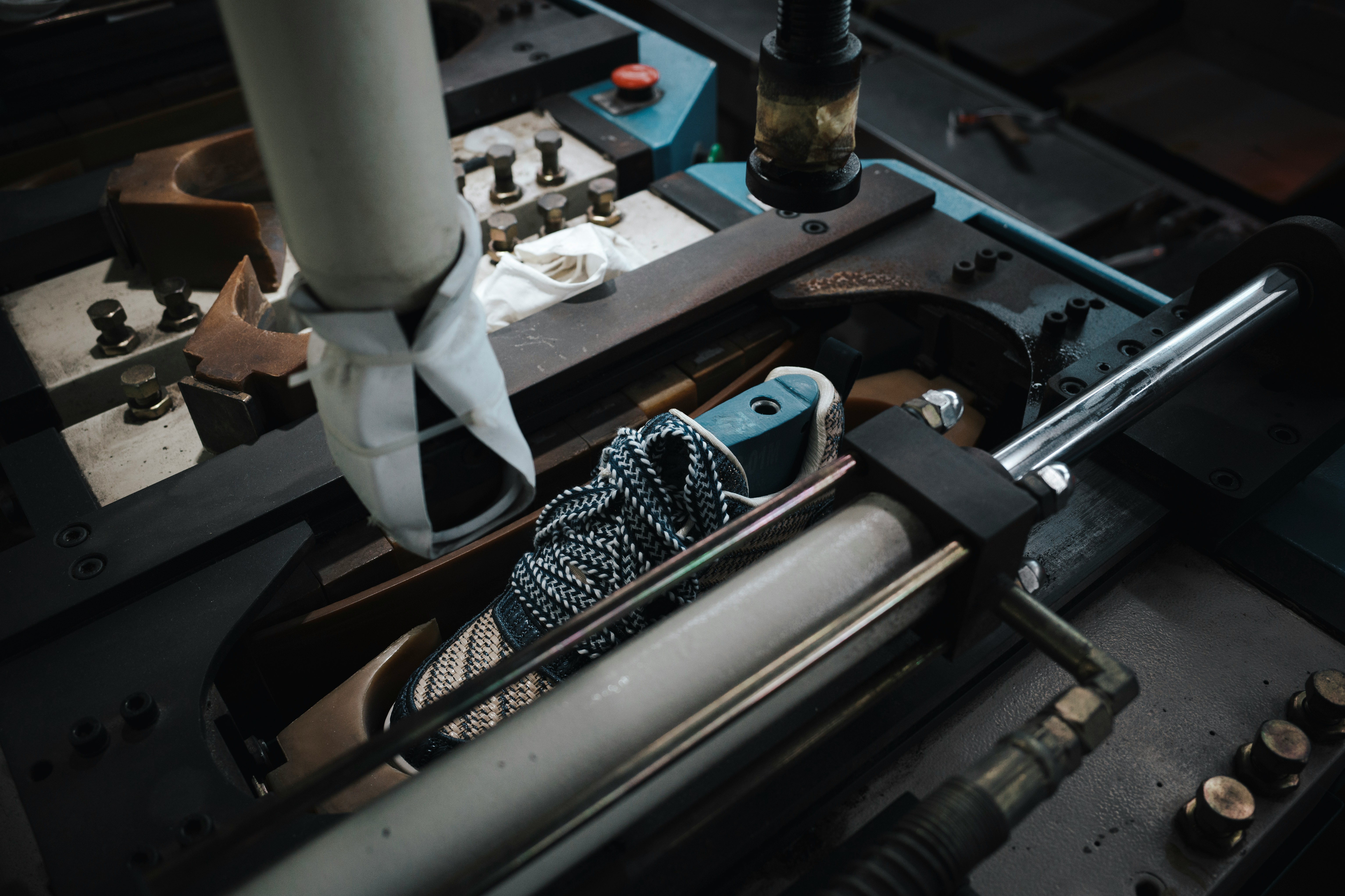 Footwear manufacturing machinery